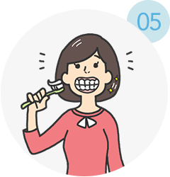 歯茎をきれいにしたい（イメージ）